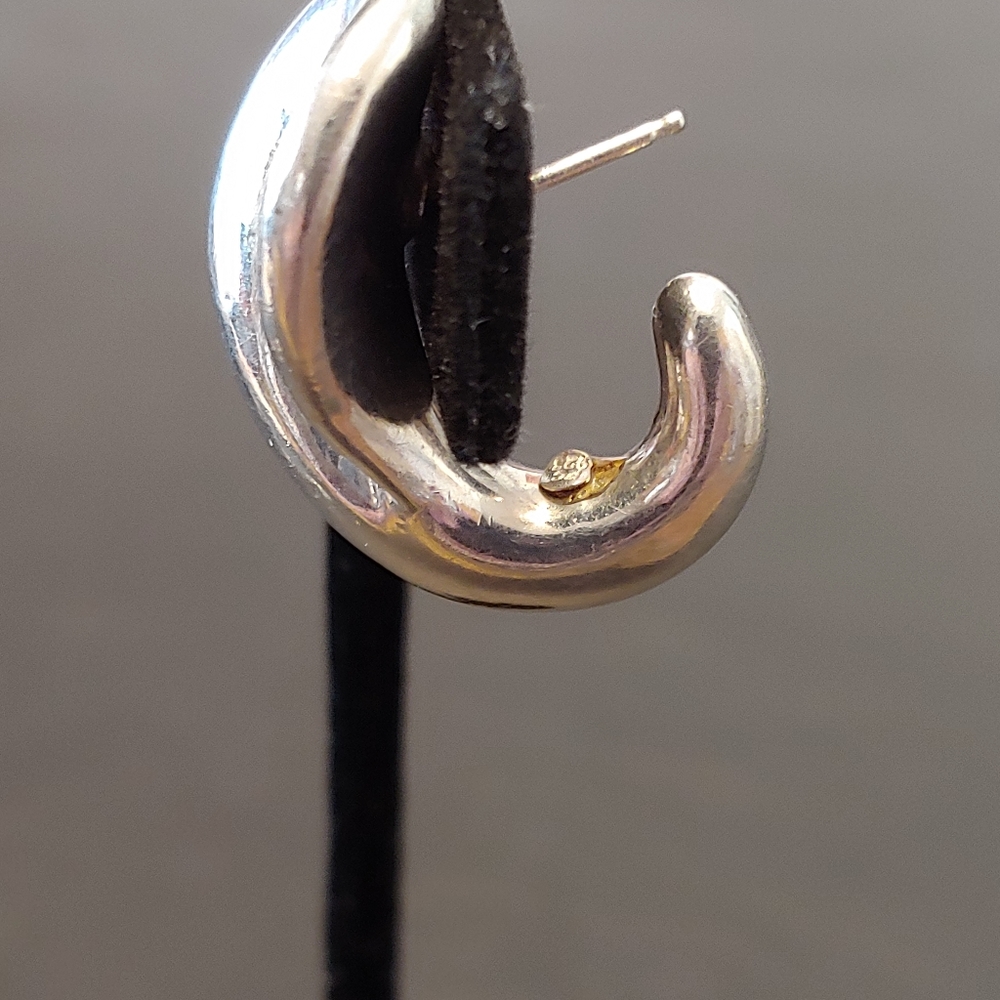 Statement Sterling Silver Earrings - image 4